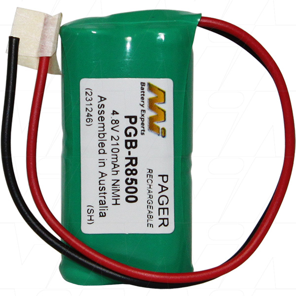 MI Battery Experts PGBR8500 Pager battery suitable for LRS Coaster